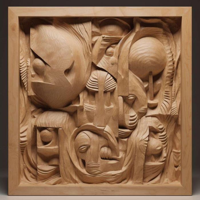 نموذج ثلاثي الأبعاد لآلة CNC 3D Art 